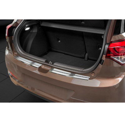 Protector Paragolpes Trasero Acero Inox Hyundai I20 Ii 5 Puertas 2015- 'Ribs'